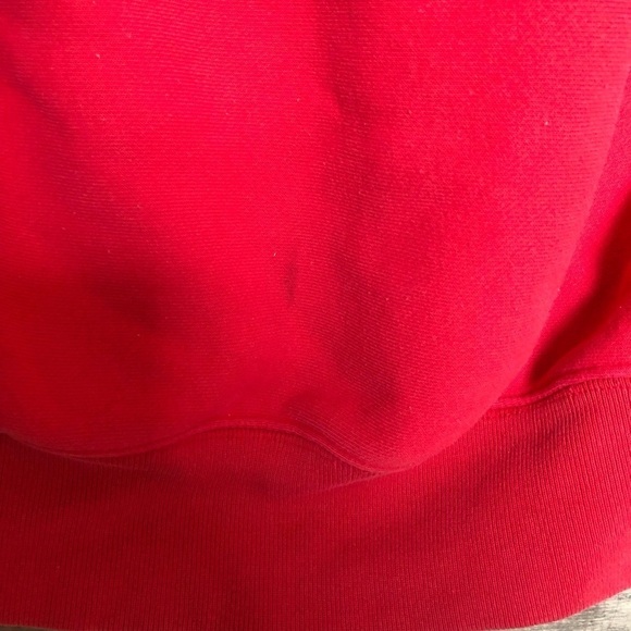 Champion Red Crewneck Sweat Shirt XS - Picture 7 of 9